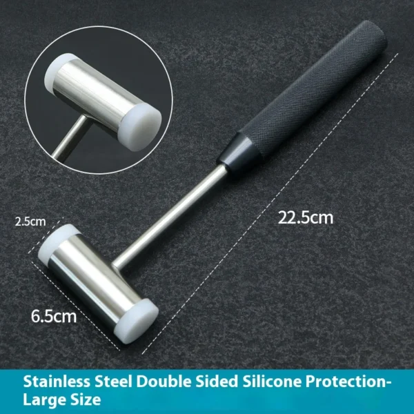Bone Hammer – Titanium Alloy with Silicone Head - Image 2