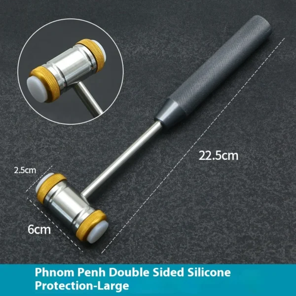 Bone Hammer – Titanium Alloy with Silicone Head - Image 4