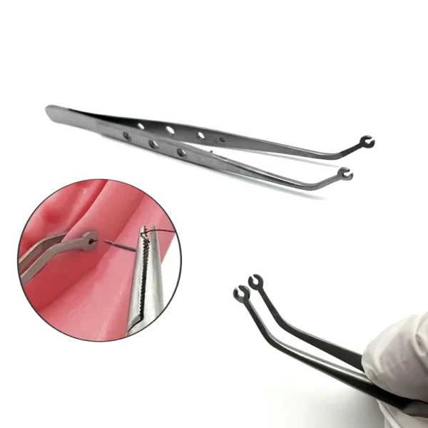 Dental Surgical Suture Tweezers - Image 4